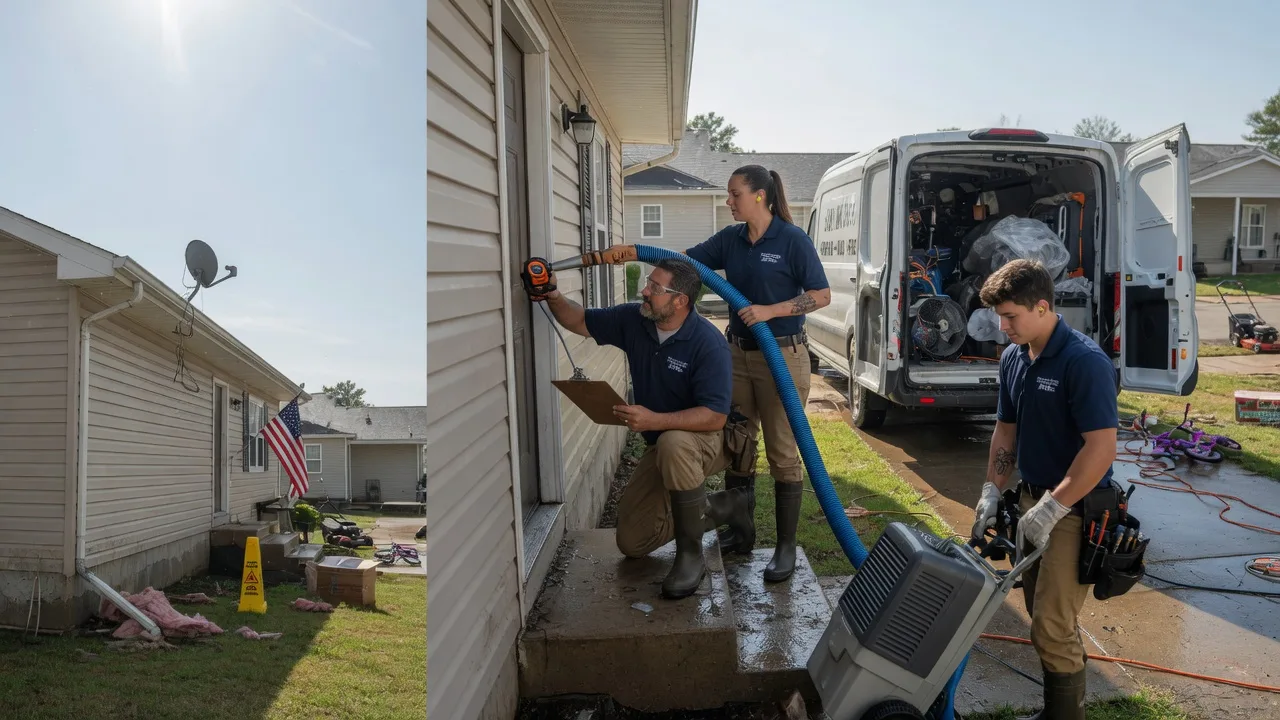 Ceiling Water Damage Restoration in Glennie, MI near me